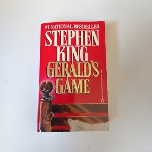 Stephen King Gerald's Game Paper Back Book - Red Cover